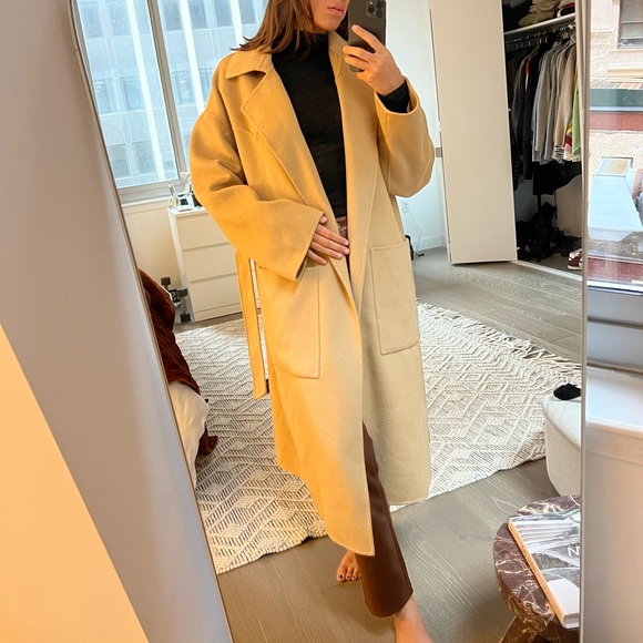 NANUSHKA - Alamo Robe Coat - Camel - Picture 6 of 7